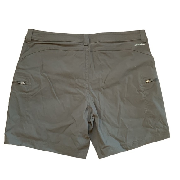 Eddie Bauer Guide Pro Gray Cargo Hiking Short 7” Inseam Size 16 NWT - Picture 2 of 5